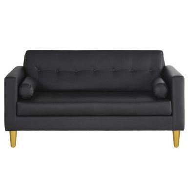Sofa Retro 3C PU 01 Negro