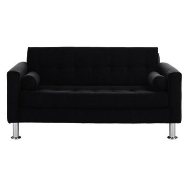 Sofa Retro 3C Felpa 12 Negro