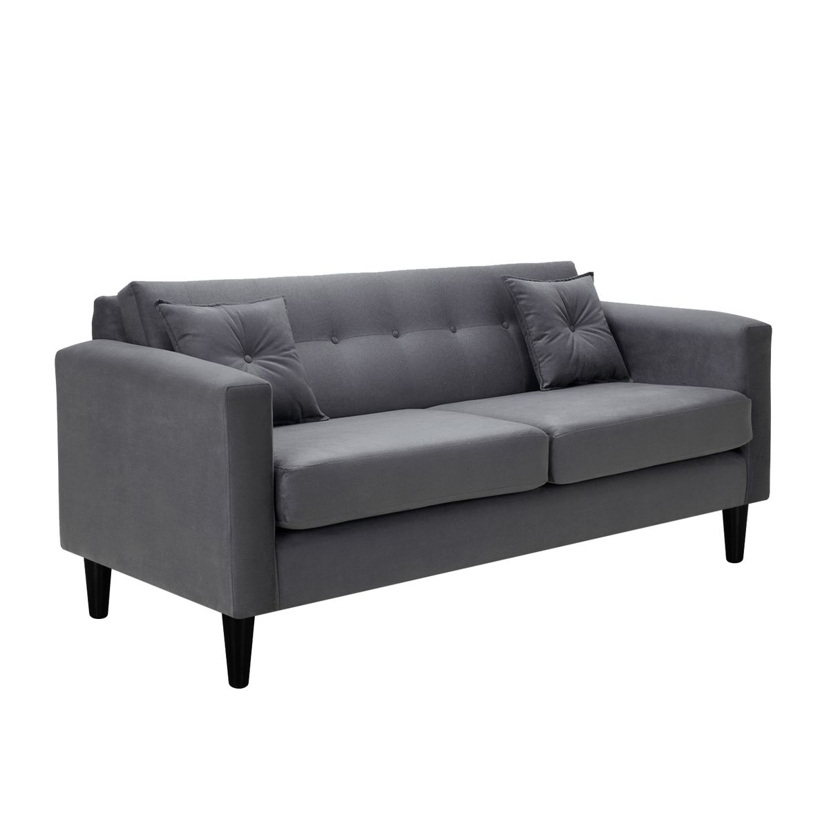 BODEVIR - Sofa New Retro 3 Cuerpos Felpa 00