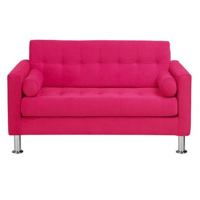 Sofa Retro 3C Felpa 12 Fucsia
