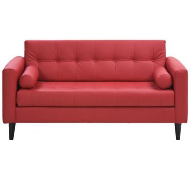 Sofa Retro 3C PU 00 Rojo