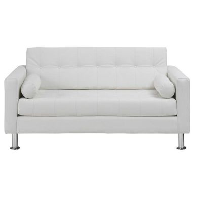 Sofa Retro 3C PU 12 Blanco