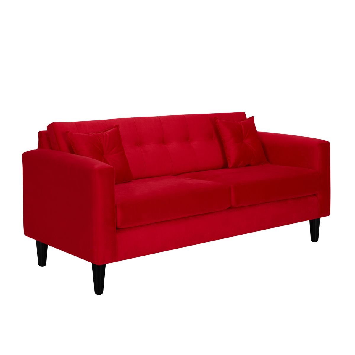 BODEVIR - Sofa New Retro 3 Cuerpos Felpa 00