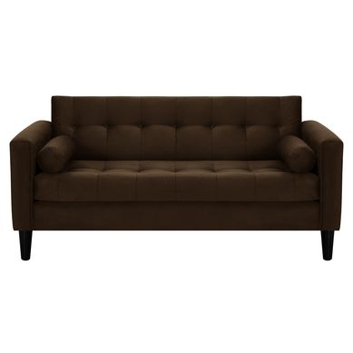 Sofa Retro 3C Felpa 00 Chocolate