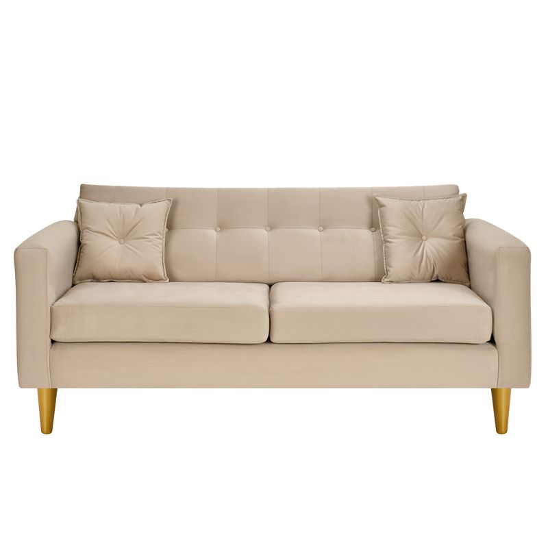 BODEVIR - Sofa New Retro 3 Cuerpos Felpa 01