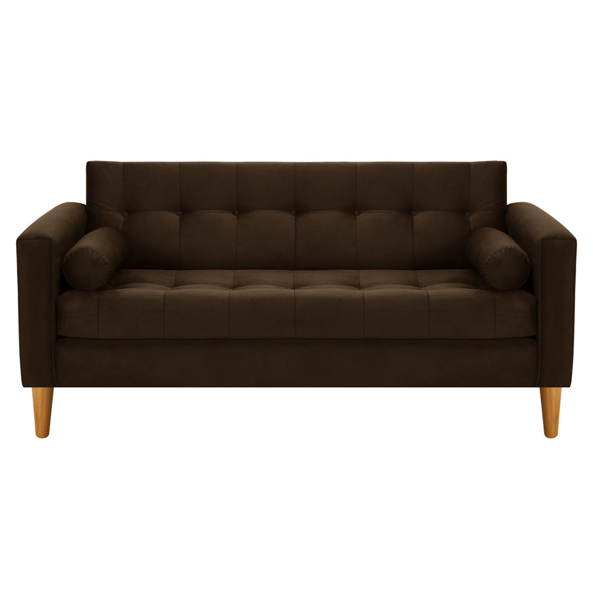 BODEVIR - Sofa Retro 3 Cuerpos Felpa 04