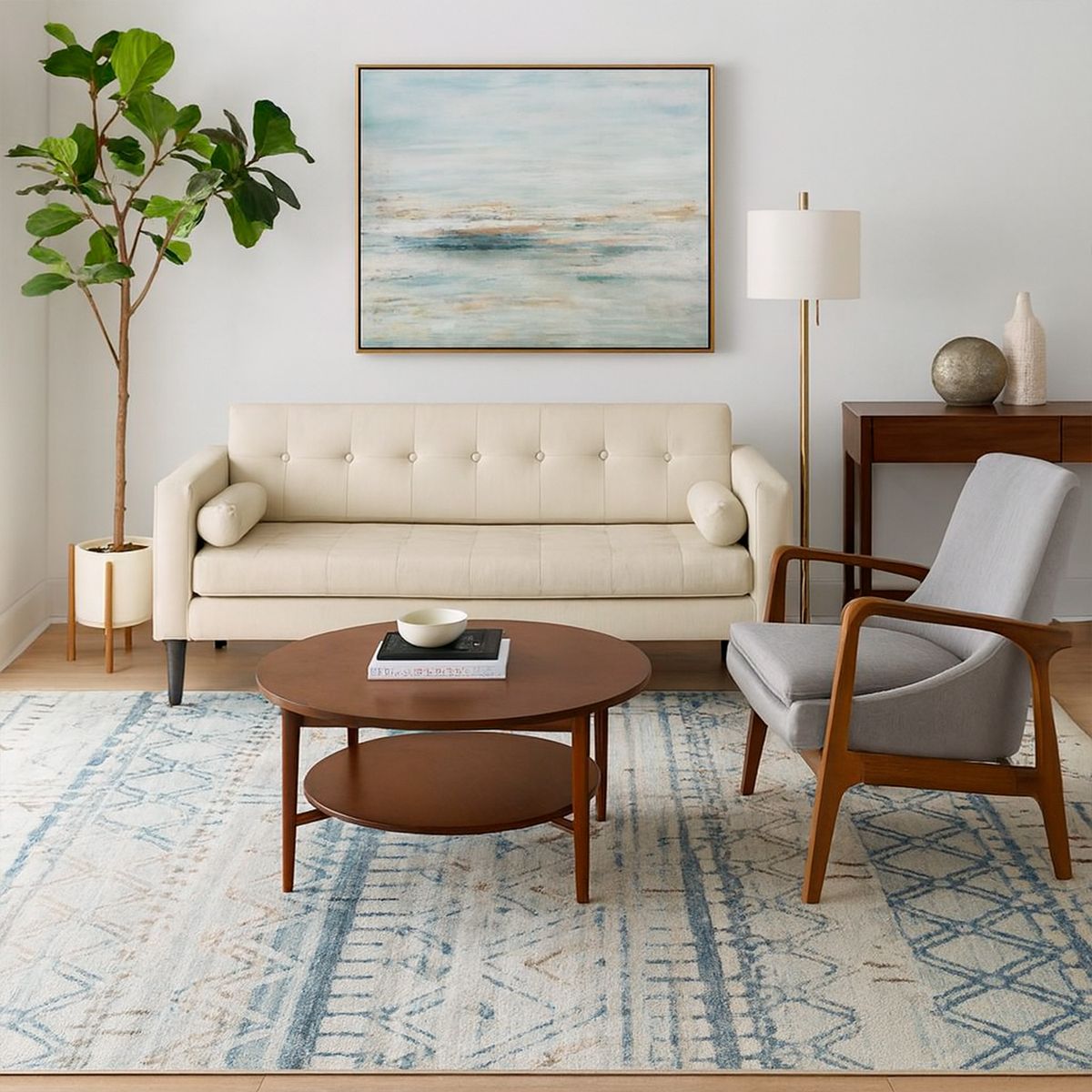 BODEVIR - Sofa Retro 3 Cuerpos Pu 00