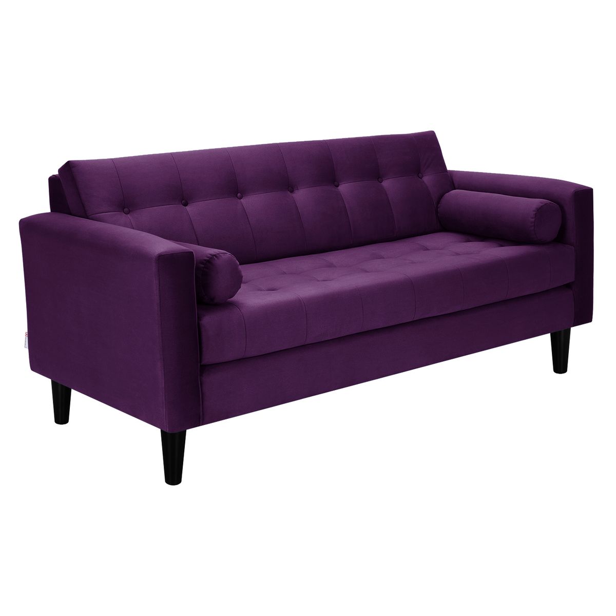 BODEVIR - Sofa Retro 3 Cuerpos Felpa 00