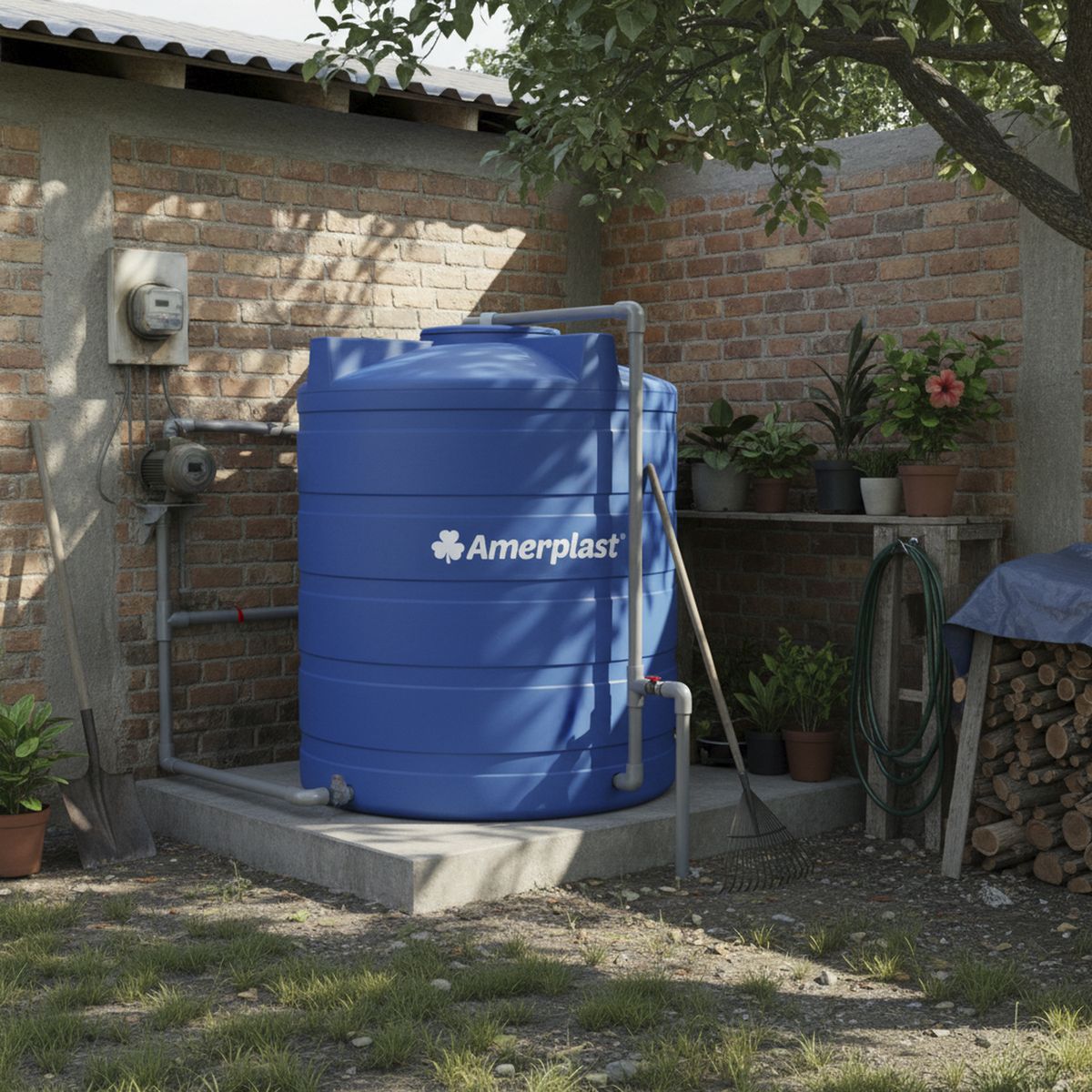Estanque Vertical Estandar 10000 L, marca AMERPLAST - Foto 2