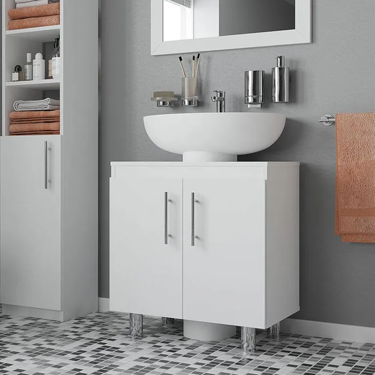 Mueble Vanitorio 2 Puertas Blanco