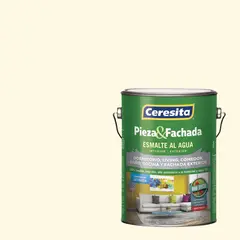 CERESITA - Esmalte al Agua Satinado 1 galón(es) Blanco Marfil