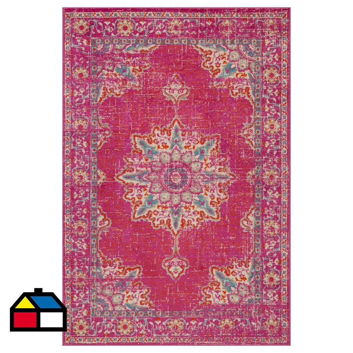 DIB - Alfombra Montpellier 150x220 cm Polipropileno Rosado