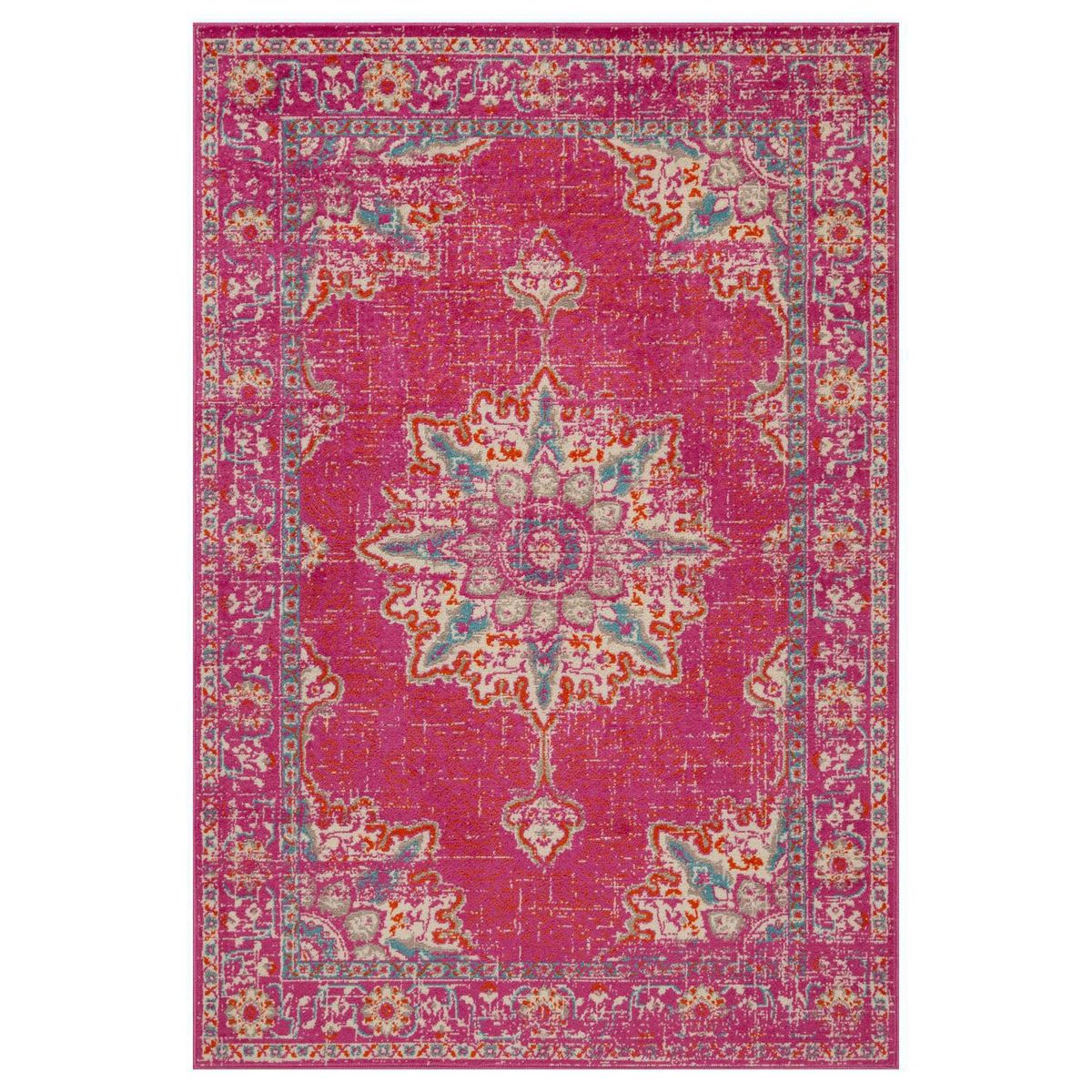 DIB - Alfombra Montpellier 150x220 cm Polipropileno Rosado