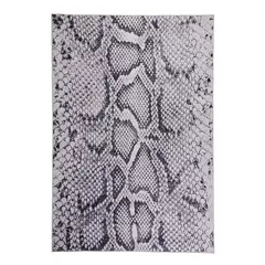 DIB - Alfombra Animal Print 160x230 cm Poliéster Gris