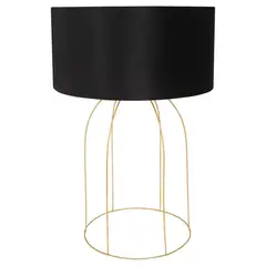 CONCEPT - Lámpara Mesa TLH-H99 Amarillo/Dorado 46x63 cm
