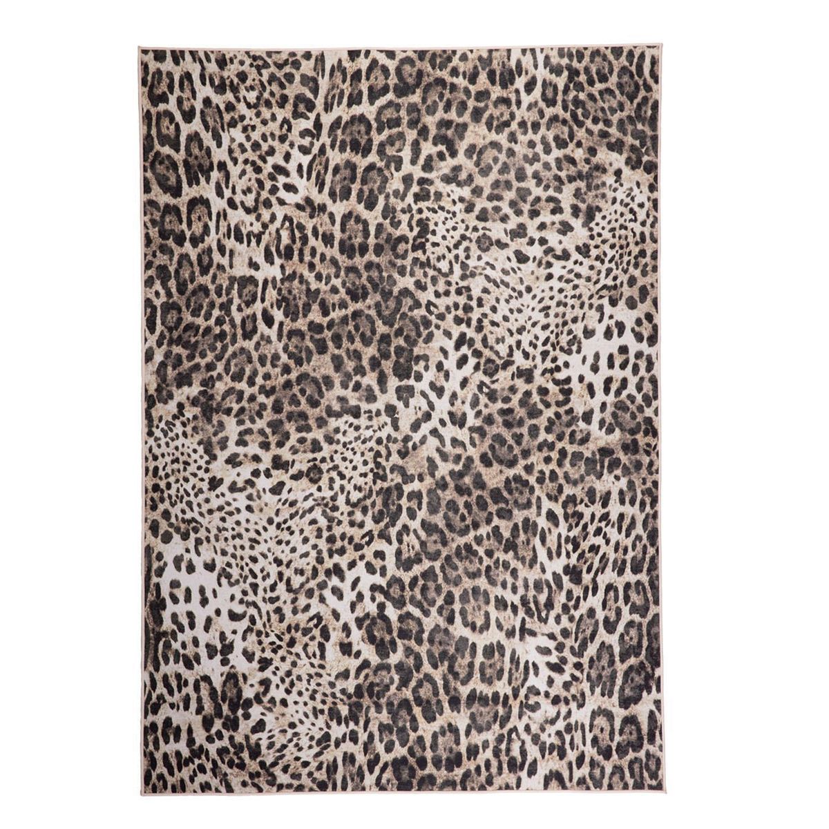DIB - Alfombra Animal Print 160x230 cm Poliéster Café