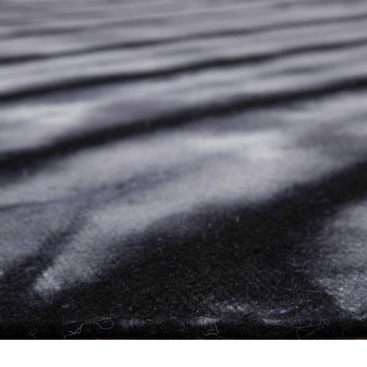 DIB - Alfombra Grande Handw Shibori 190x290 cm Lana Gris