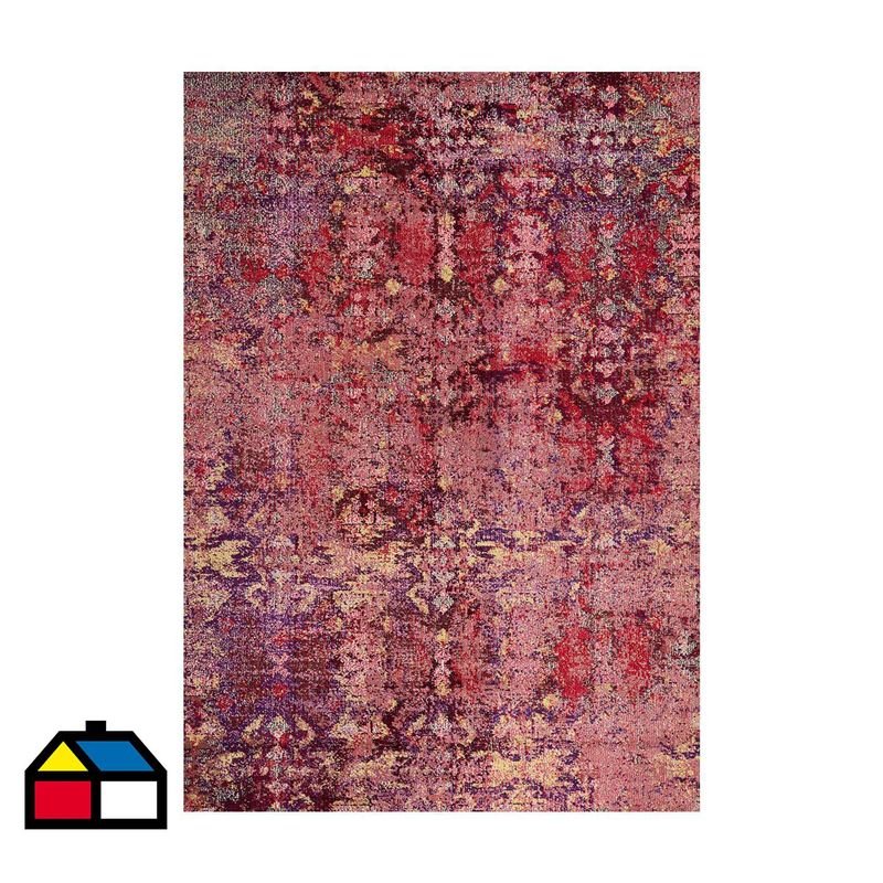 DIB - Alfombra Kolor 133x190 cm 983A White/Yellow