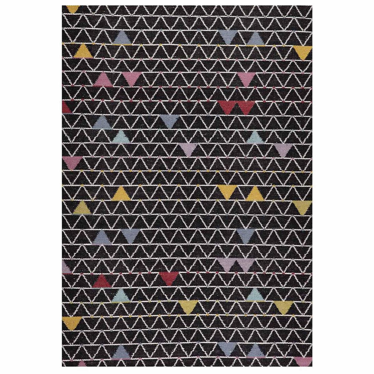 DIB - Alfombra Grande Handw Design 190x290 cm Lana Negro