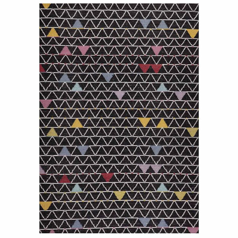 DIB - Alfombra Handw Design 190x290 cm Negro