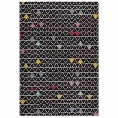 DIB - Alfombra Grande Handw Design 190x290 cm Lana Negro