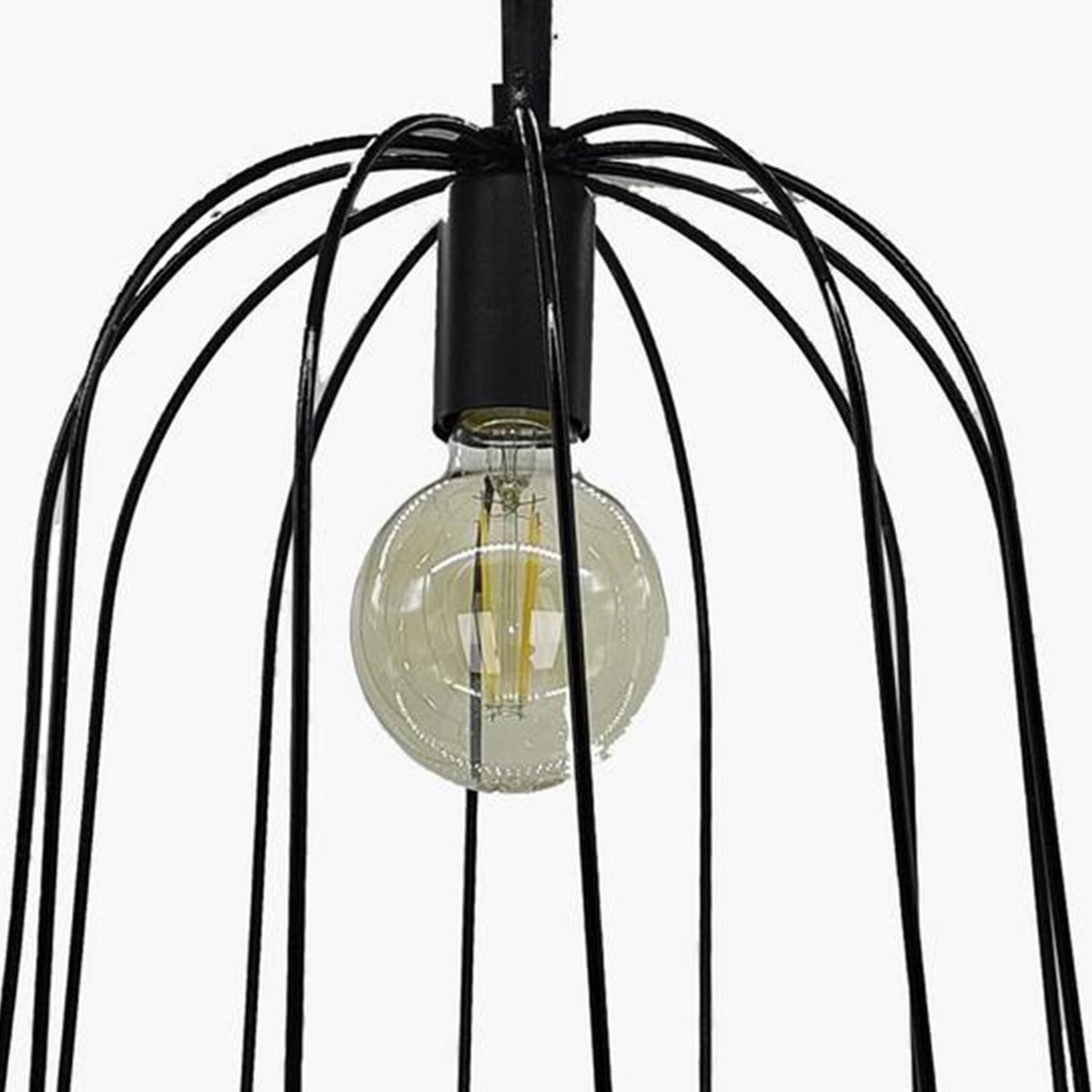 CONCEPT - Lámpara Colgante Baros Baros Metal Negro