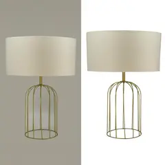 CONCEPT - Lámpara sobremesa gulhi dorado
