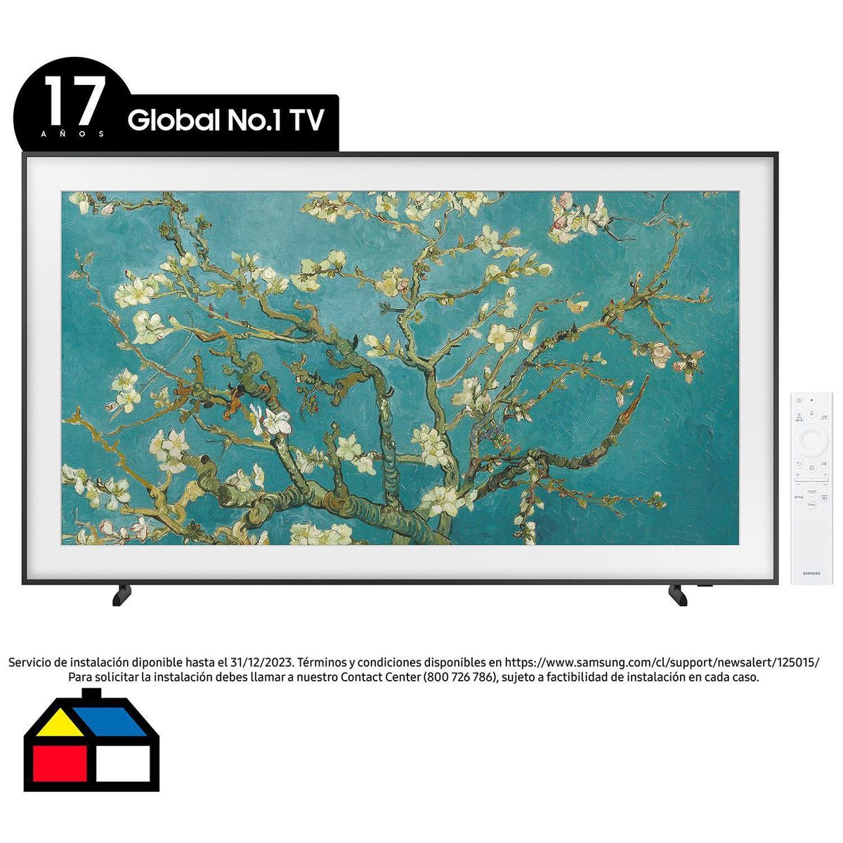 SAMSUNG - Smart TV QLED 65 " 4K Ultra HD The Frame QN65VGBRUY22