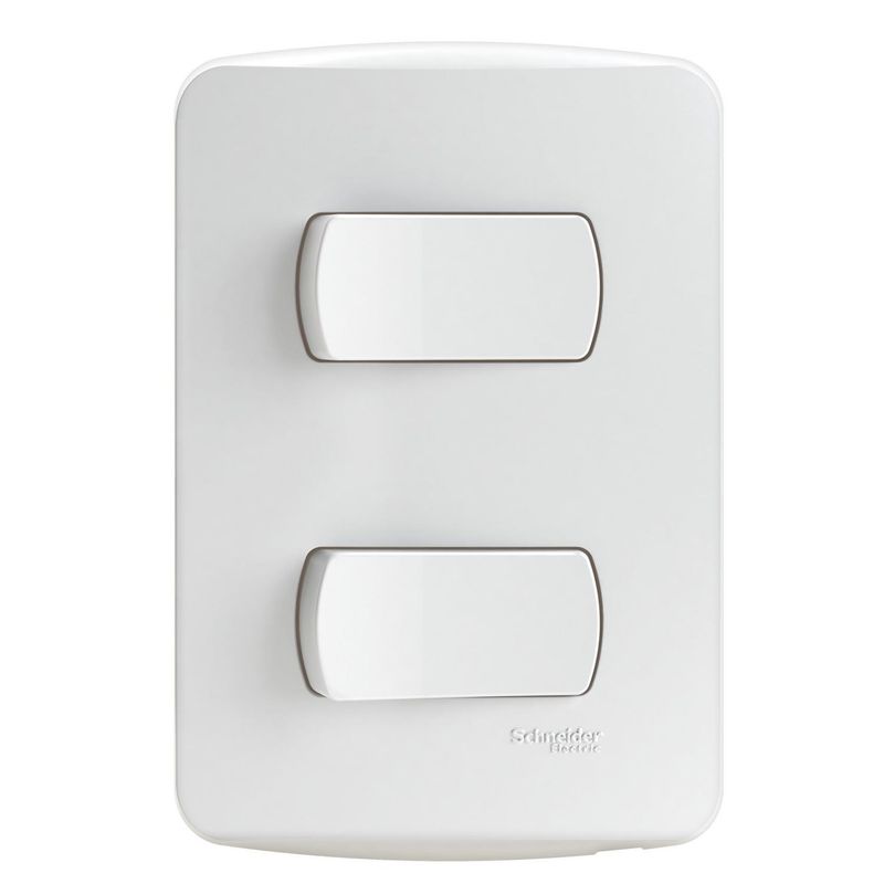 SCHNEIDER ELECTRIC - Placa Miluz armada int 9/12+9/24 blanco