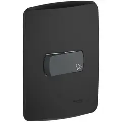 SCHNEIDER ELECTRIC - Placa Miluz Armada Pulsador 16A Grafito