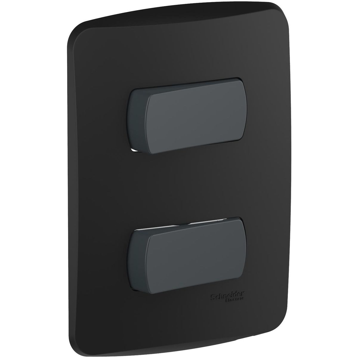 SCHNEIDER ELECTRIC - Placa Miluz armada int 9/12+9/24 grafito