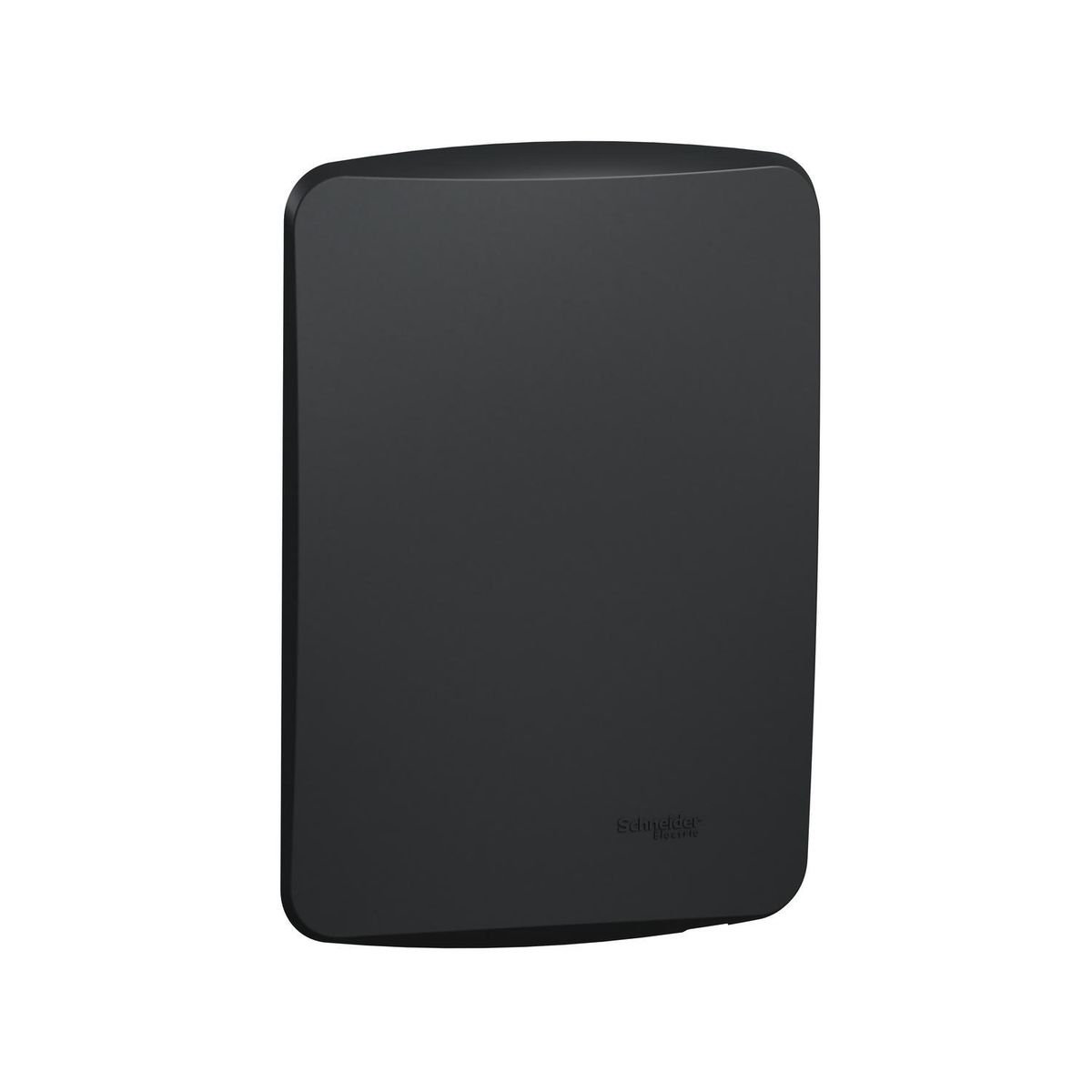 SCHNEIDER ELECTRIC - Placa Miluz ciega con soporte grafito