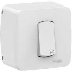 SCHNEIDER ELECTRIC - Casquete Miluz Armado Con Pulsador 16A Blanco