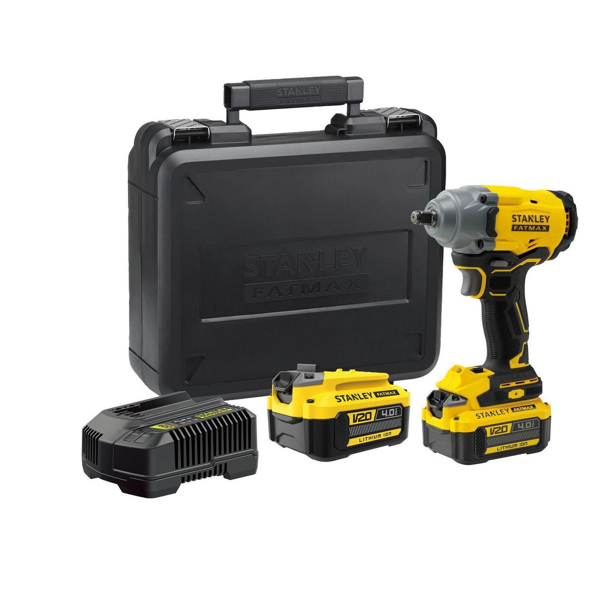 STANLEY - Llave de impacto inalámbrica 13mm 20V brushless + 2 baterias