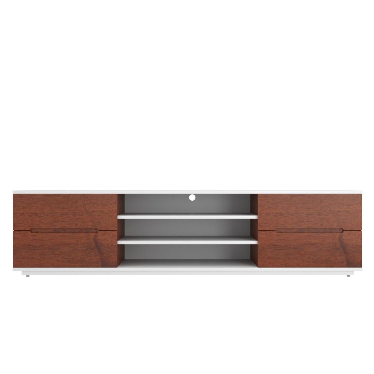 DI PORETTI - Rack TV 60 " Madrid Café 220x52x45 cm