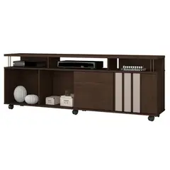 DI PORETTI - Rack TV 70 " Atraente Café 182x66x39 cm