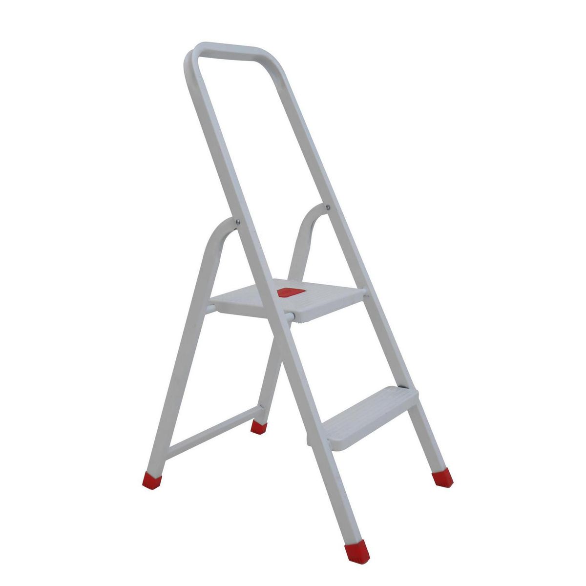 AGM - Escalera con Descanso De paso Acero 95 cm 2 Peldaños