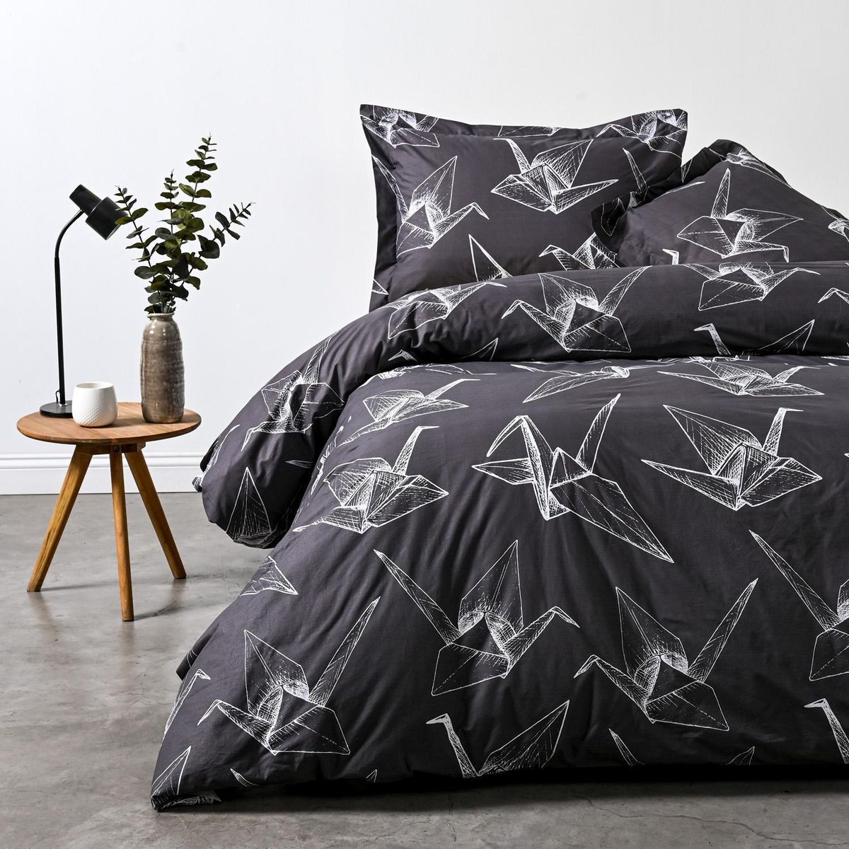 ELEMENT & CO - Funda de Plumón Super king Origami Blanco