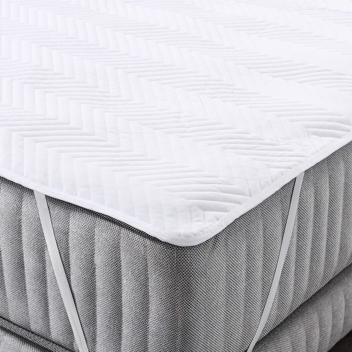 ELEMENT & CO - Cubrecolchón Classic Super king Blanco