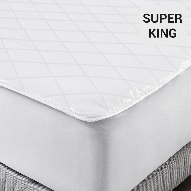 CANNON Cubrecolchón Waterproof Super king Blanco