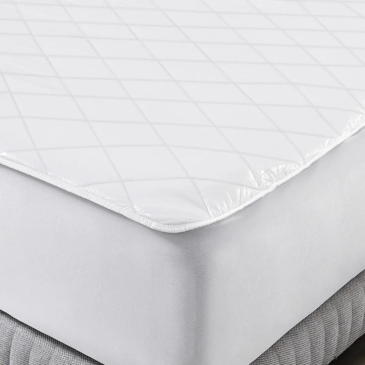 CANNON - Cubrecolchón Waterproof Super king Blanco