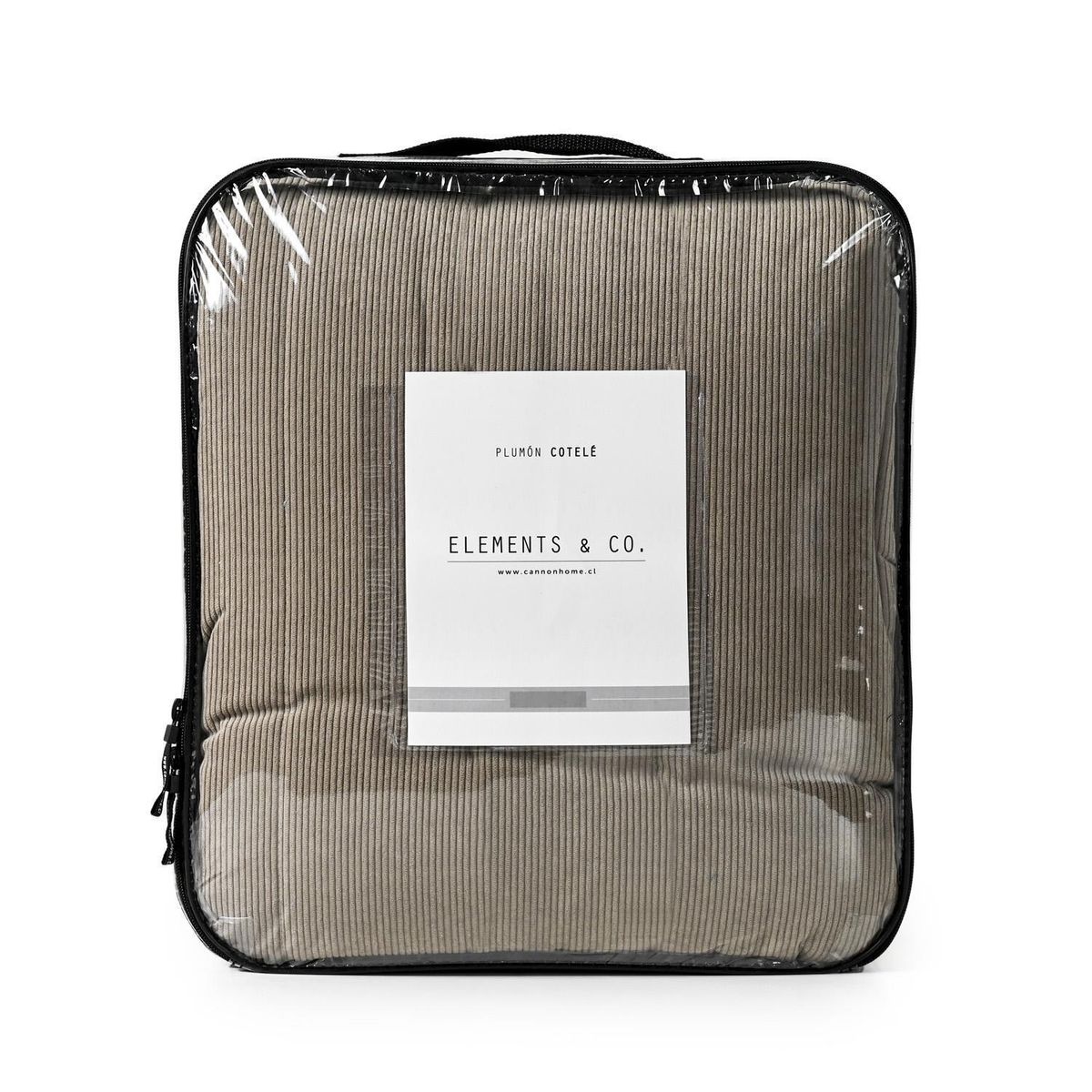 ELEMENT & CO - Plumón Super king Beige 