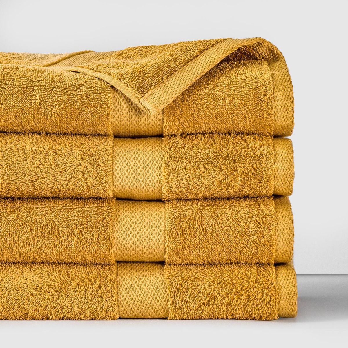 ELEMENT & CO - Toalla Baño Sábana 500 gr Algodón 90x170 cm Mostaza