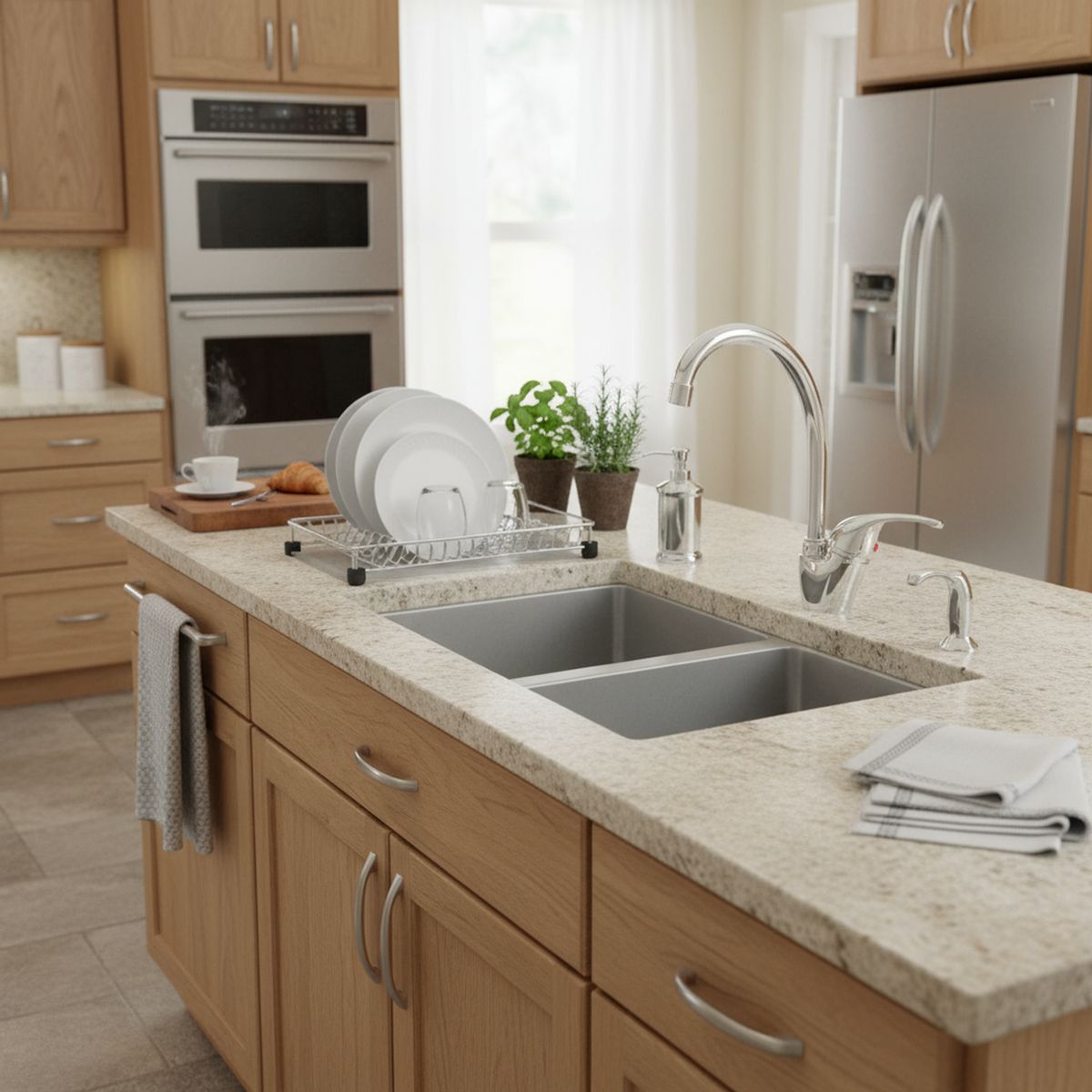 FAS - Monomando para Lavaplatos CLE-M306 Cromado