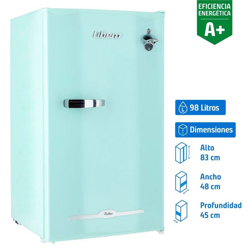 LIBERO - Frigobar   98 Litros Menta LFB-90M