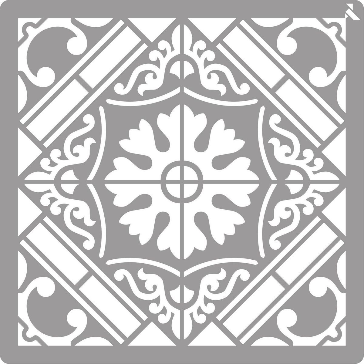 PINTURAS LA PAJARITA - Stencil Paredes Baldosa 40 X 40