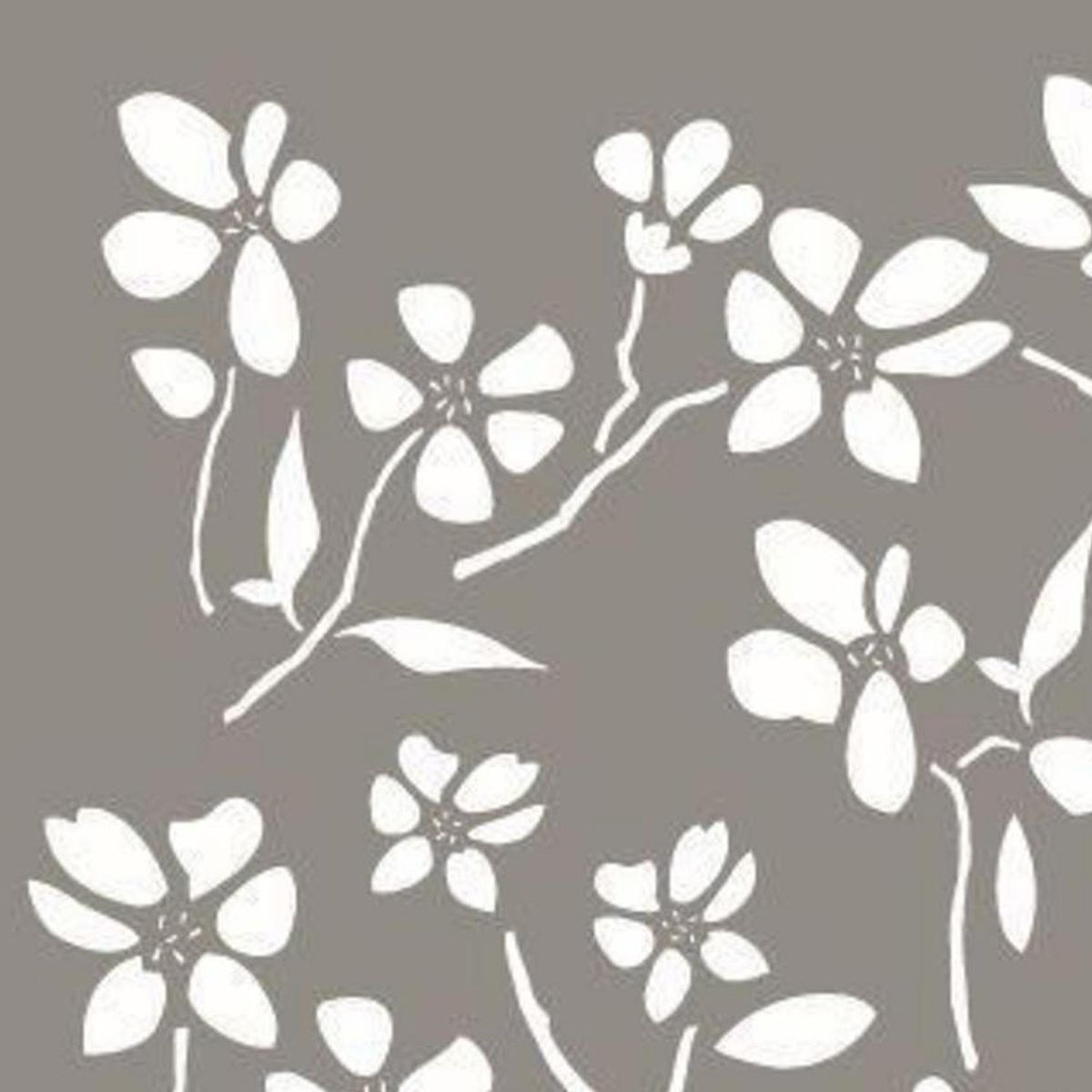 PINTURAS LA PAJARITA - Stencil Flowers 20x20