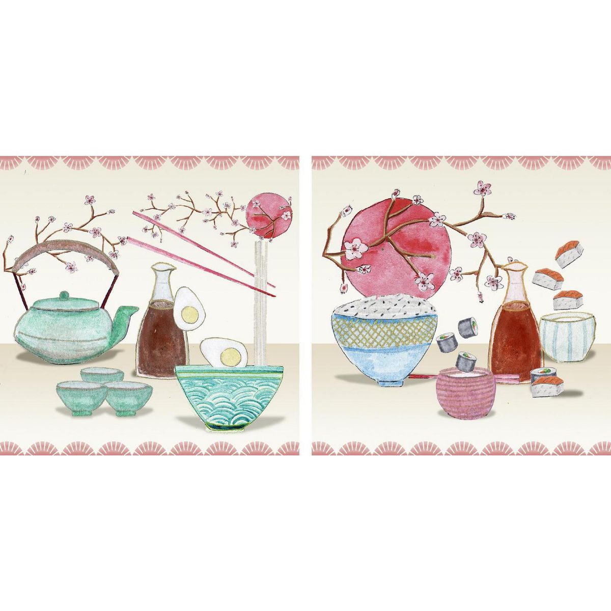 KANTU - Adhesivo japones 15x15 10u