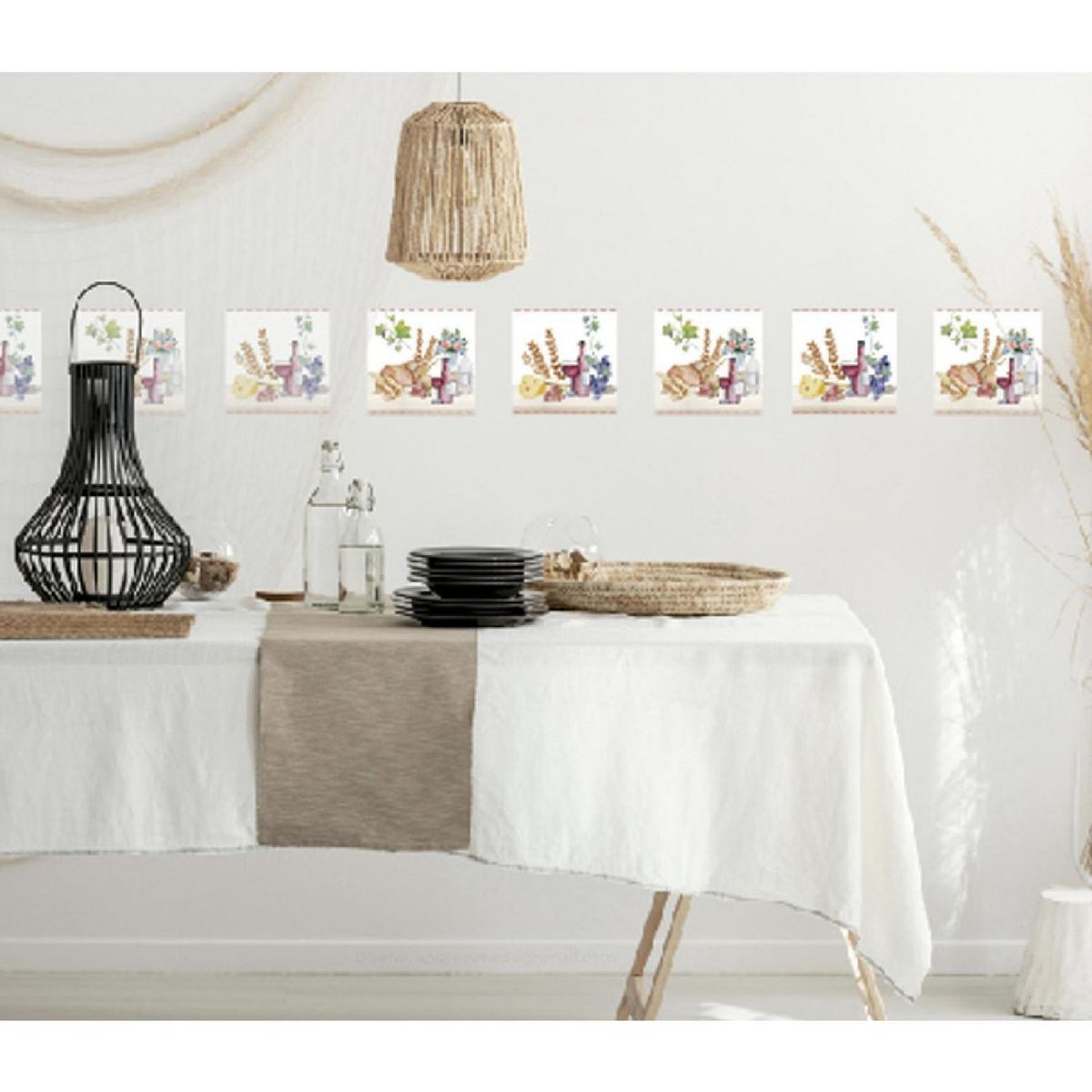 KANTU - Adhesivo bodegón 15x15 10u