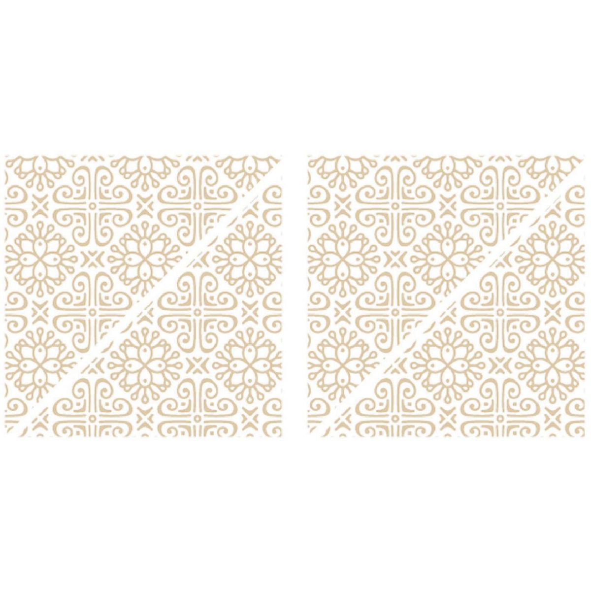 KANTU - Adhesivo pyd dorado 15x15 9u